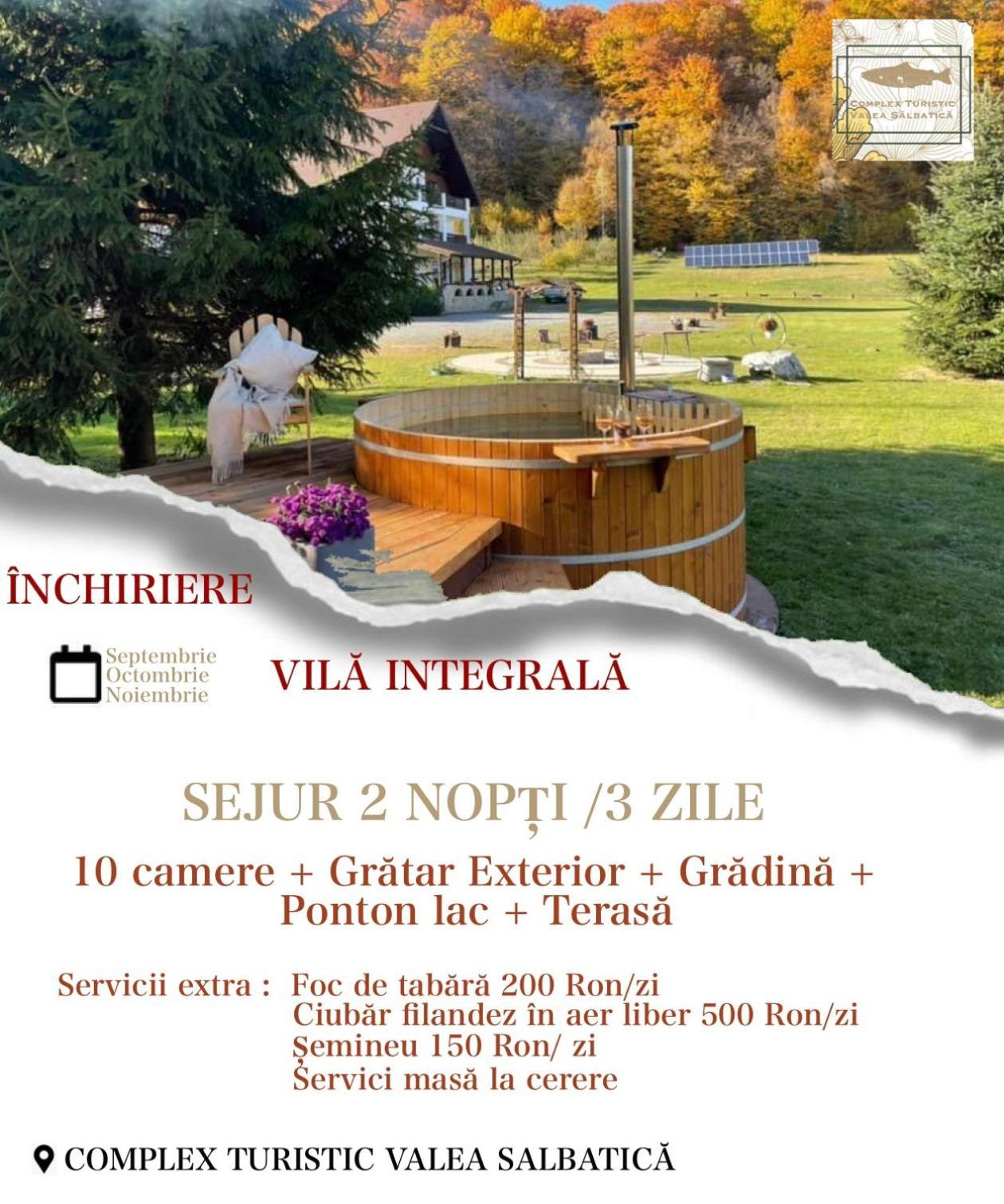 Valea Salbatica Hotel Újsinka Kültér fotó